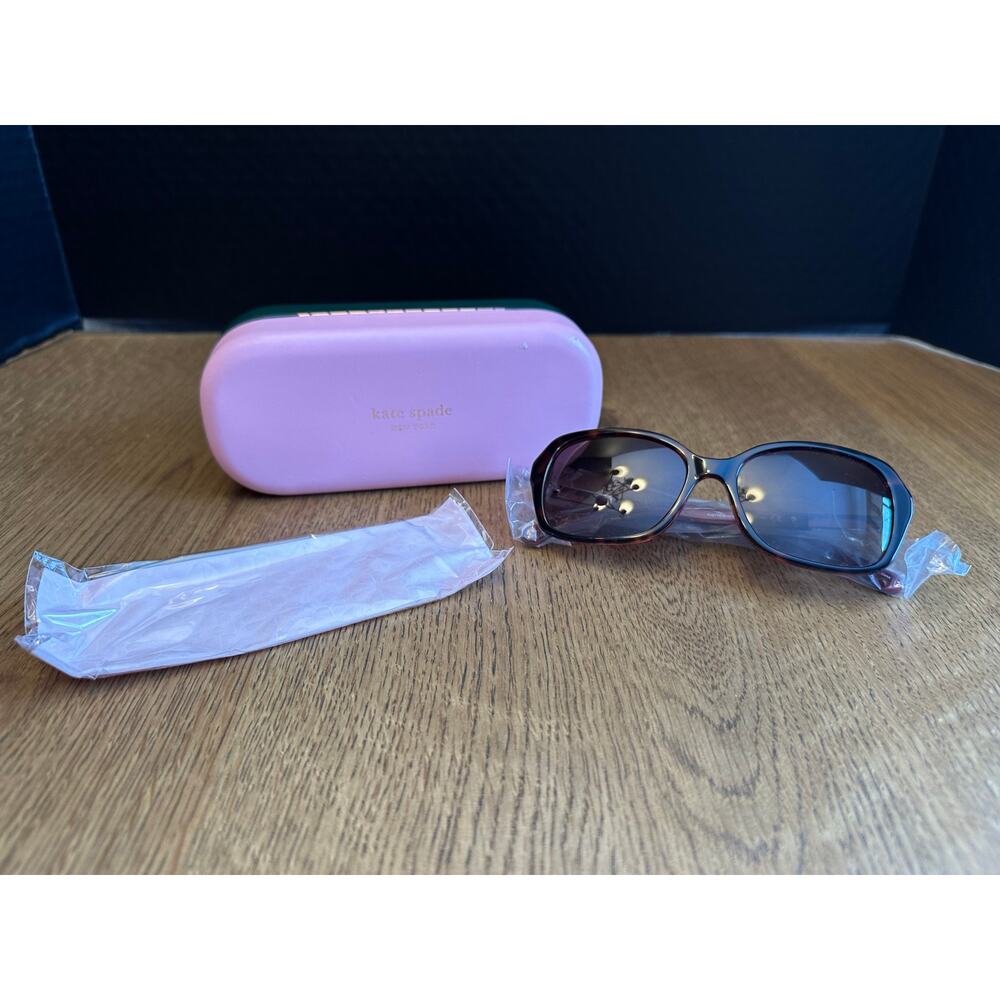 NIB Kate Spade New York Yvette 54mm Gradient Polarized Square Sunglasses
